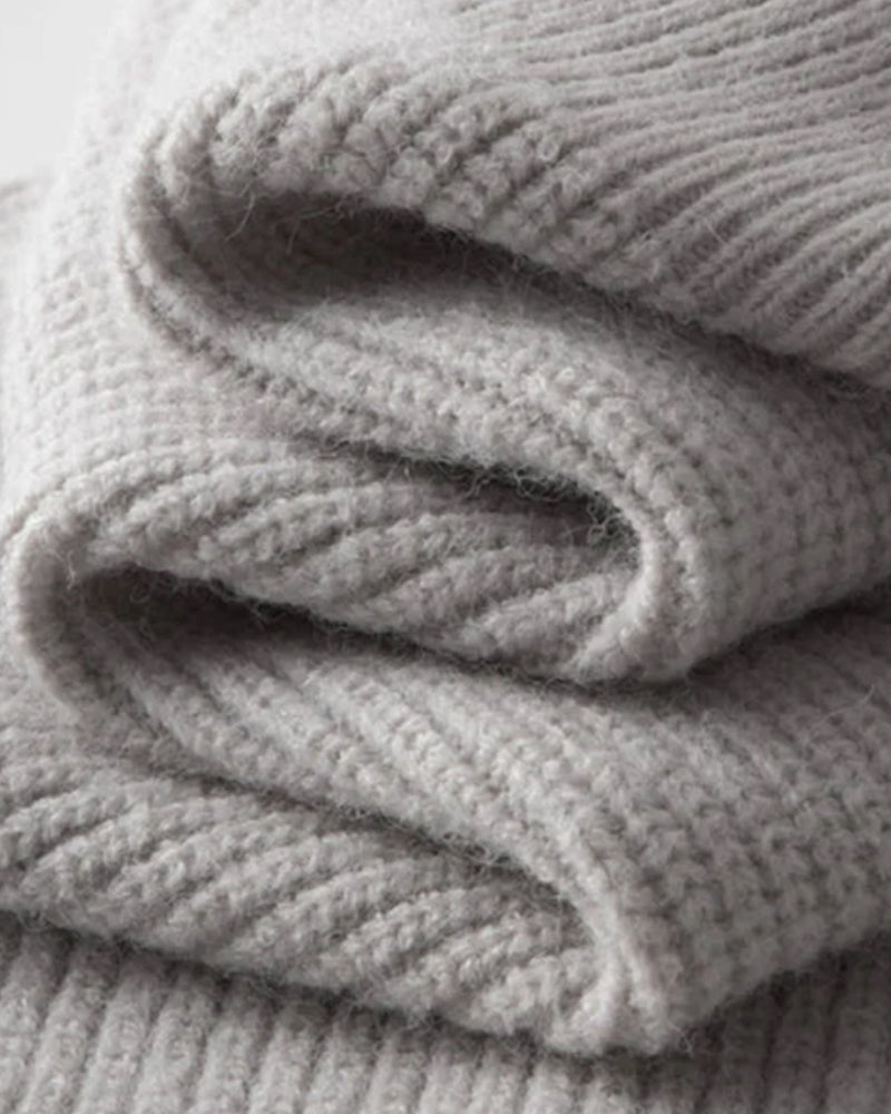 Gilet en Laine à Fermeture Éclair Intégrale AMALFI