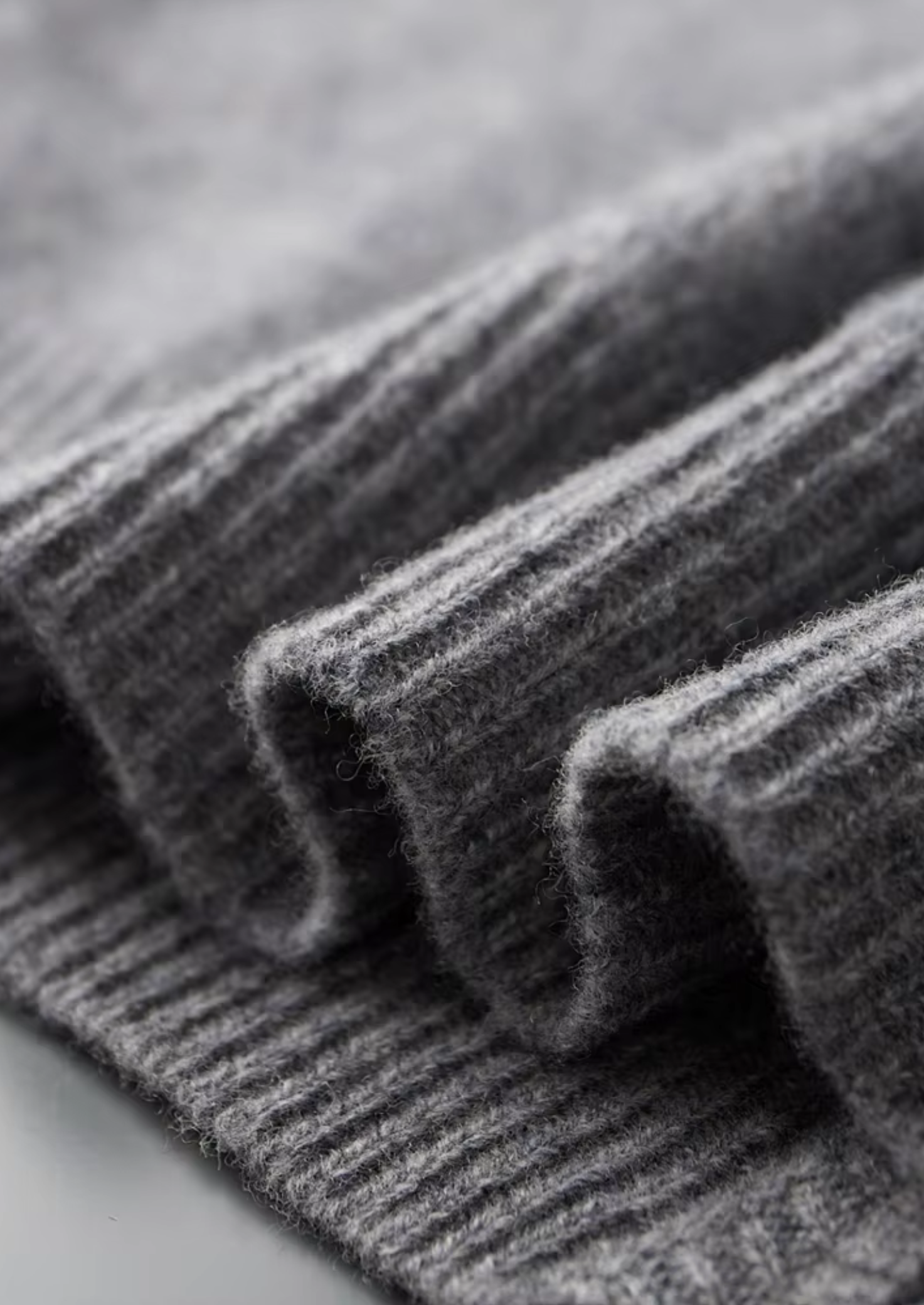 Cardigan Bicolore zippé en Laine Mérinos