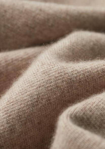 Cardigan Polo zippé en Laine Mérinos Extra Fine