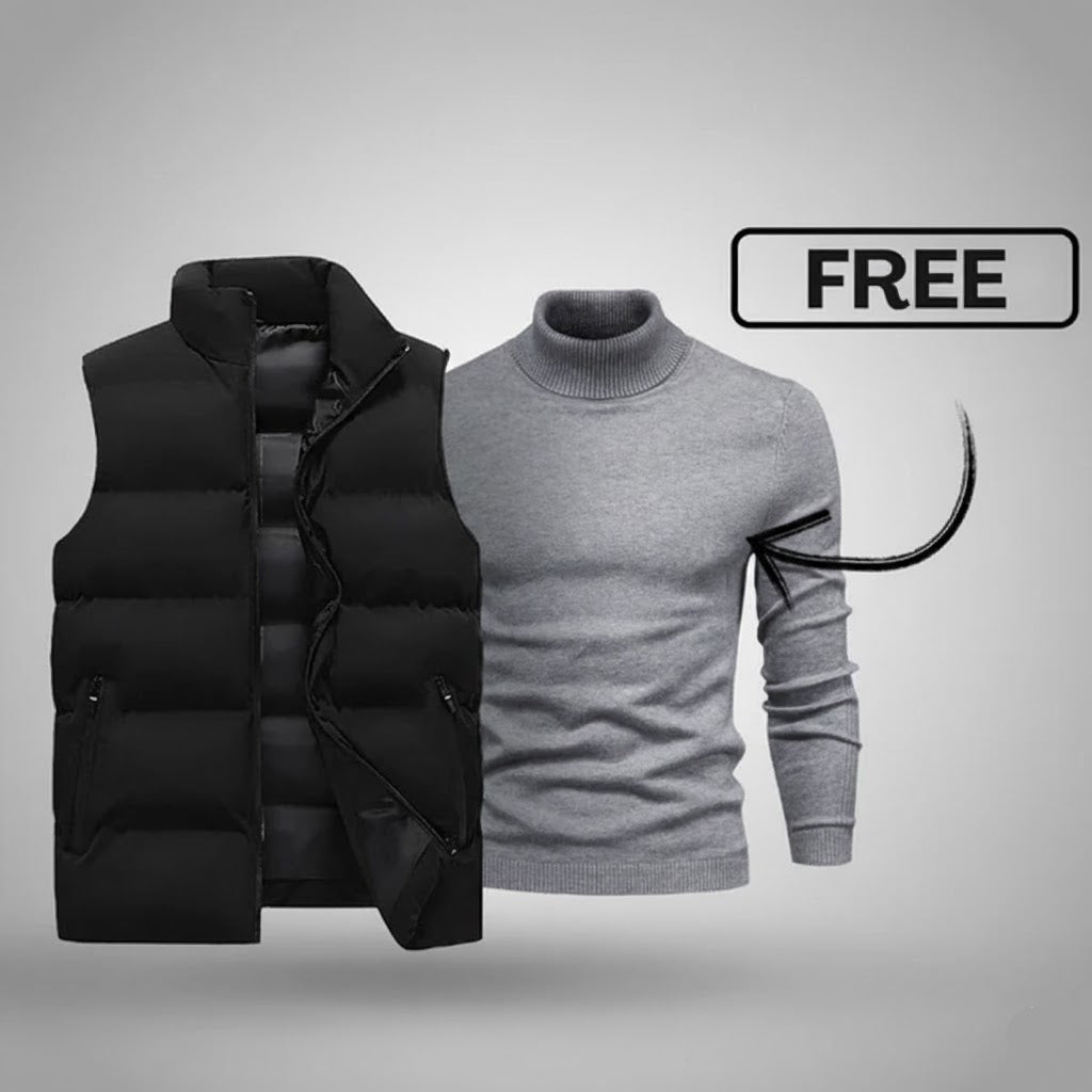 Ensemble Gilet Homme + Pull Offert