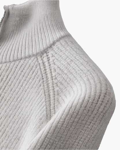 Gilet en Laine à Fermeture Éclair Intégrale AMALFI