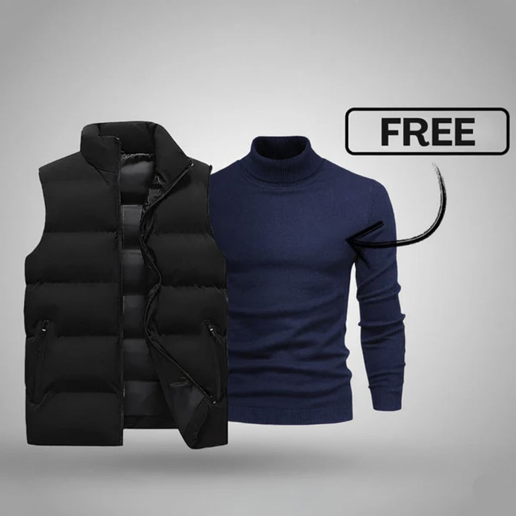 Ensemble Gilet Homme + Pull Offert