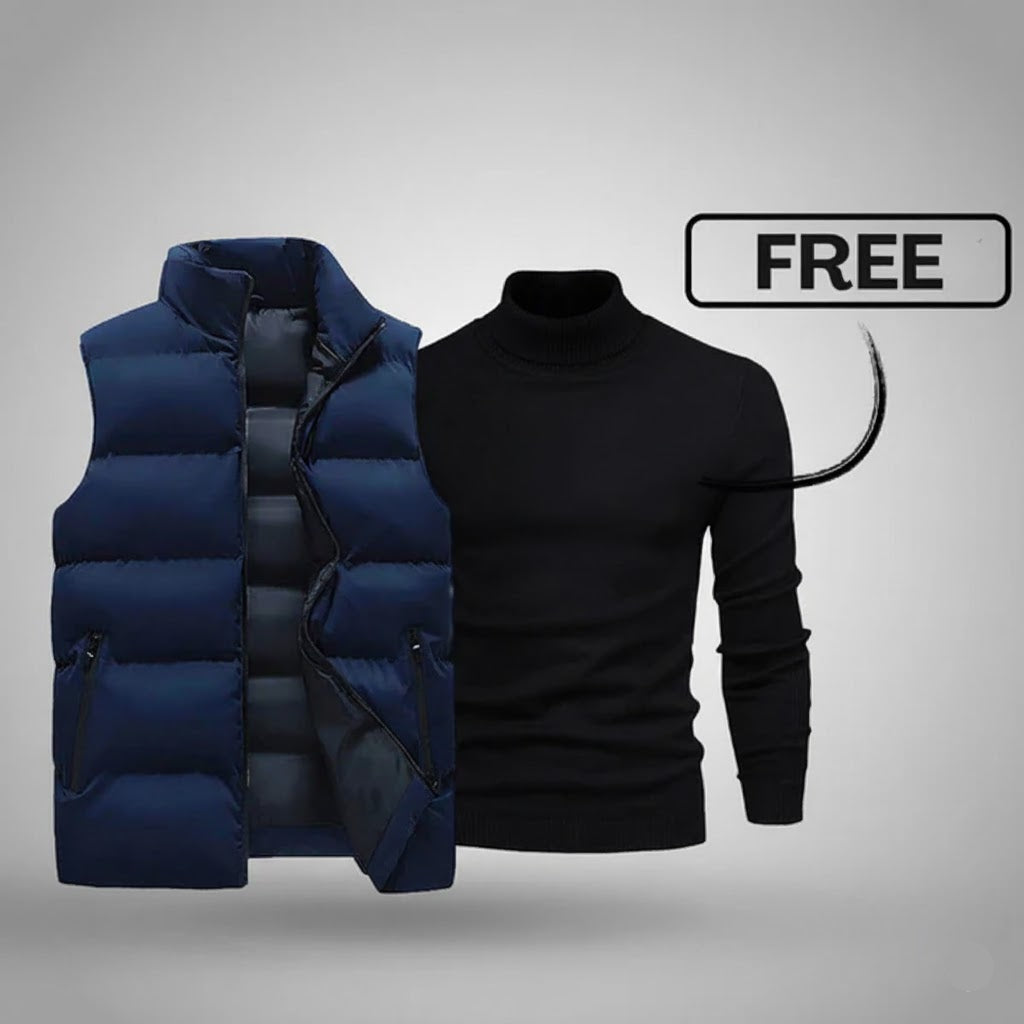 Ensemble Gilet Homme + Pull Offert